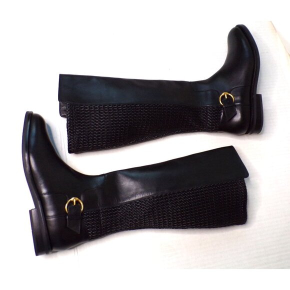 🆕 COLE HAAN Clover Stretch Tall Knee High Boot 6 Black - Picture 6 of 14